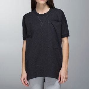 Lululemon Mudra Sweatshirt - Heathered Black